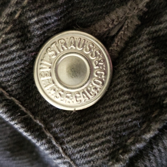 ❤ VINTAGE LEVI'S | 505 Black Denim Straight Leg Regular Fit 29 x 34 - Picture 5 of 16